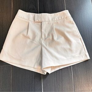 a new day Women's High Waist Cream Shorts